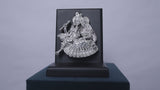 Radha Krishna on Swing (Table Top) 999 Pure Silver plating with Velvet Box