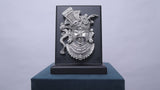 Shrinath Ji On Table Top with velvet box 999 Pure Silver Plated.